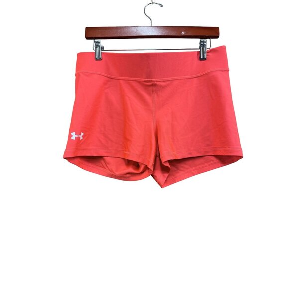 UA Shorty Shorts Compression Corral/Pink NWOT XL - Picture 1 of 5